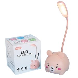 Dễ Thương Gấu LED Linh Hoạt Có Thể Sạc Lại Thay Đổi Độ Sáng Thiết Kế Hiện Đại ABS + PC Đọc Sách Bảng Đèn Bàn Ánh Sáng Trẻ Em Nghiên Cứu Đèn - Product Image 3