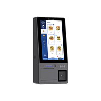 Kiosco de Autoservicio con Pantalla Táctil Capacitiva de 32 Pulgadas, Terminal de Pago para Restaurantes, Impresora Integrada de 80 mm, Sistema Operativo Windows