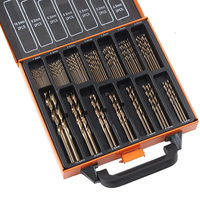 Jeu de 99 forets en cobalt 1,5-10 mm en acier rapide HSS-Co, durables et précis pour le perçage du métal, du plastique et du bois
