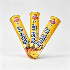 Tubes en papier personnalisés pour crème glacée, tubes à presser <span class=keywords><strong>Calippo</strong></span> pour desserts glacés et bâtonnets glacés - Product Image 1