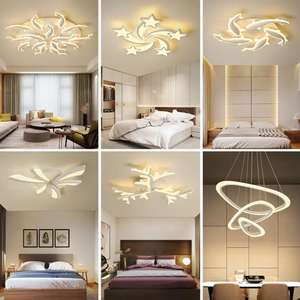 Zeal Lighting Lámpara de techo acrílica LED redonda moderna Lámpara de araña de nuevo diseño para sala de estar - Product Image 6