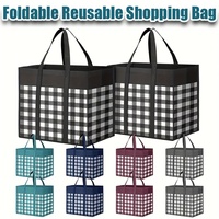 Sac de courses de Noël personnalisé avec logo imprimé, réutilisable, en non-tissé, avec motif de lettres, cadeaux promotionnels de Noël
