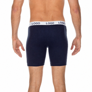 Boxer da Uomo in Cotone a Gamba Lunga Personalizzati dalla Fabbrica, con Ampia Fascia in Vita e Apertura Frontale Anti-Sfregamento - Product Image 4