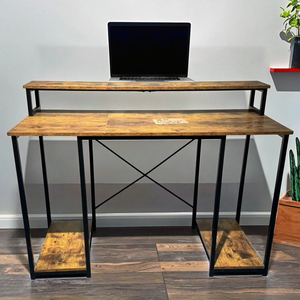 Homerich Nhà Máy Trực Tiếp Bằng Gỗ Kim Loại Máy Tính Bàn Mạnh Mẽ Nhà Văn Phòng Bàn Chơi Game Hiện Đại Bàn Nghiên Cứu Văn Phòng Máy Tính Xách Tay Bảng - Product Image 6