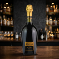 Otello Oro Lambrusco IGT Vin rouge pétillant italien parfait avec des viandes salées et des lasagnes 6 bouteilles par boîte