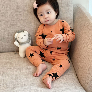 Ensemble de pyjamas décontractés pour enfants en gros – Vêtements de nuit à manches longues pour bébés filles et garçons - Product Image 6