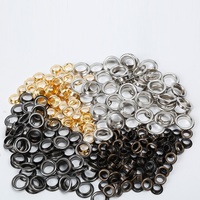 Œillet rond en métal antirouille, accessoire bouton-œillet creux pour machines à œillets de chaussures