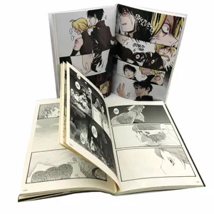 Alta qualidade custom capa dura comic manga livro impressão, cartoon livro impressão serviço