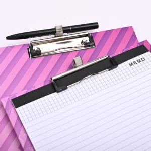 Custom Logo A4 Office Letter Pad Paper <strong>Clipboard</strong> Foldable Cardboard Folio Board <strong>Clipboard</strong> Folder - Product Image 4