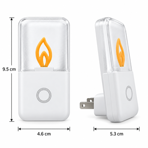 Lampe de nuit LED blanc chaud 2700K, très vendue, avec capteur de luminosité et luminosité réglable, à brancher, pour escalier - Product Image 3