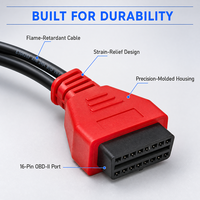 Cable Conector de Diagnóstico y Programación OBD2 de 16 Pines a FCA de 12+8 Pines para Autel, Fiat, Alfa, Chrysler, Jeep, Dodge