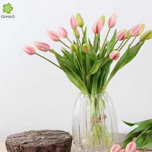 A114-7 Tulip Bouquet 7-Head Artificial Tulip High Simulation Silk Flower Indoor Ornament Home Decoration - Product Image 5
