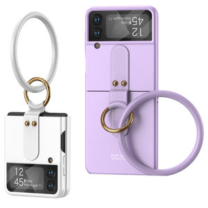 GKK Meilleures ventes de coques de téléphone en PC dur pour Samsung <span class=keywords><strong>Z</strong></span> Flip3 Flip4 Fancy Anti-Shock Back Covers Protecteur d'écran inclus - Product Image 3