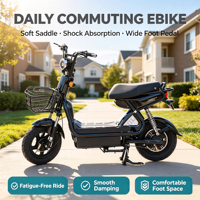 Vélo Électrique Urbain 250W à Vendre Rapidement, Édition Limitée, Batterie 48V 15.6Ah, Freins à Disque Doubles, Autonomie 60km