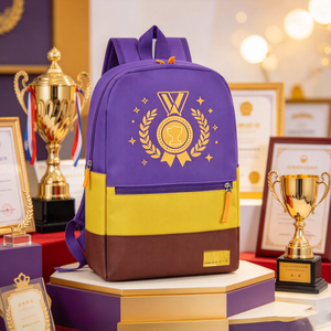 Sac d'école unisexe personnalisé avec logo, sac d'école en polyester le moins cher, prix, cadeau, sac à dos pour les garçons et les filles - Product Image 1
