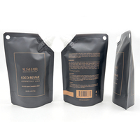 Sachets souples à bec verseur en plastique rechargeables pour liquides, 100ml, 200ml, 300ml, 400ml, 500ml, vente en gros