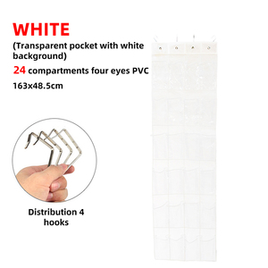 Wholesale 15/22/24 Pockets Hanging <b>Shoe</b> Bags for Door Over the Organizer with <b>Hooks</b> Closet Home - Product Image 6