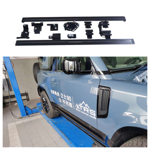 Nuevo Accesorio para Auto: Estribo Lateral Eléctrico de Aluminio Impermeable para Land Rover Defender <span class=keywords><strong>90</strong></span> 110 2020-2022 - Product Image 1