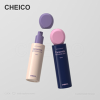 Bouteilles de spray en plastique de 100 ml avec bouchons à pompe pour crème pour le visage et soins de la peau, emballage cosmétique OEM
