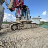 Foreuse rotative d'occasion SANY SR155, machine de pieutage de seconde main, équipement de construction de fondations