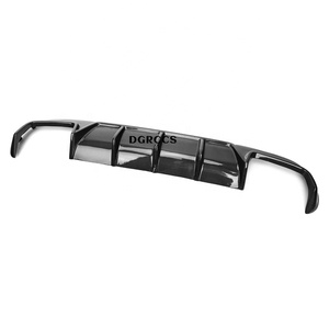 Diffuseur de pare-chocs arrière style carbone pour CLE W212 2012-2016, lèvre arrière - Product Image 4