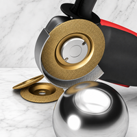 Disque de meulage diamanté brasé BEILI 4" (100 mm) avec alésage de 22,23 mm pour meuleuse d'angle, idéal pour la fonte, le fonte ductile et l'acier