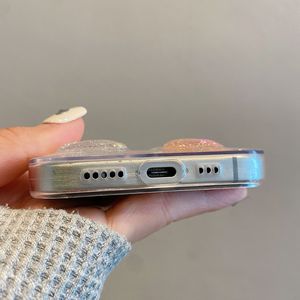 <span class=keywords><strong>Coque</strong></span> de téléphone transparente holographique 3D AilesTecca <span class=keywords><strong>avec</strong></span> chaîne à perles pour <span class=keywords><strong>iPhone</strong></span> 15 14 <span class=keywords><strong>13</strong></span> 12 Pro Max, <span class=keywords><strong>coque</strong></span> souple anti-chute - Product Image 3