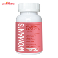 Probiotiques vaginaux sans gluten en gros pour femmes avec XOS 5 milliards de UFC Lactobacillus pour l'équilibre du pH, de la flore, des odeurs et des levures