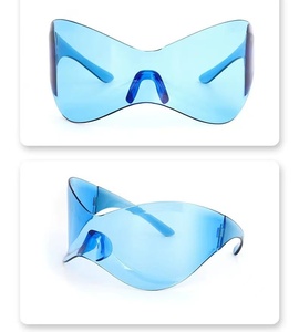 Viviblook Z425AS01 Gafas de Sol Nuevas para Mujer, Estilo Punk, Resistentes al Viento, Retro, para Fiestas, Bares, con Espejo - Product Image 4