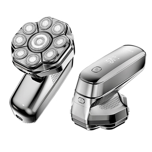 9D <b>Head</b> Shavers for Bald Men Ergonomic Comfort-Grip Handle Rotary <b>Razor</b> IPX7 Waterproof Wet Dry Shaving LED Display - Product Image 3