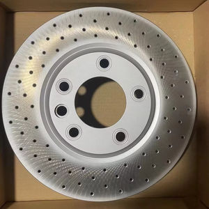 Freins à disque pour <span class=keywords><strong>Camaro</strong></span> <span class=keywords><strong>RS</strong></span> GT-R R35 Audi SQ5 de 1989, disque de frein en céramique carbone J5 avec dissipation thermique rapide et qualité testée à 100% - Product Image 1