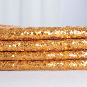 Thanh Lịch Vàng Sequin Vòng Khăn Trải Bàn Sang Trọng Long Lanh Hình Chữ Nhật Bảng Vải Linen Bìa Lớp Phủ Lý Tưởng Cho Đám Cưới Đảng Trang Trí - Product Image 4