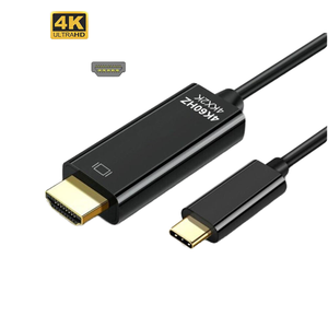 Câble USB Type C vers HDTV de 1,8 m, 4K 30Hz, certifié HDCP 2.2, pour ordinateur portable, téléphone, <span class=keywords><strong>iPhone</strong></span> 15-17 vers <span class=keywords><strong>TV</strong></span>, moniteur, streaming et présentation - Product Image 1