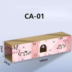 Papan gores kucing hewan peliharaan tahan lama lapisan ganda ukuran besar kustom papan garuk kucing dengan harga murah - Product Image 5