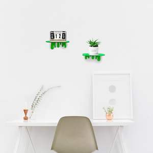 Étagères murales en acrylique de 7 pouces-Lot de 2, idéales pour la décoration de la chambre, l'affichage d'albums et l'organisation de petits objets - Product Image 5