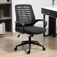 Chaise de bureau en tissu blanc avec coussin souple, sans appui-tête, mobilier de bureau