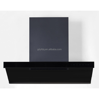 Hotte de cuisine à écran tactile, plaque de cuisson à induction électrique avec machine à fumée sous-couche, hotte de cuisine ultra-mince