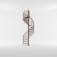 Escalier en colimaçon à assembler soi-même |   Escaliers métalliques intérieurs et extérieurs pour une installation facile