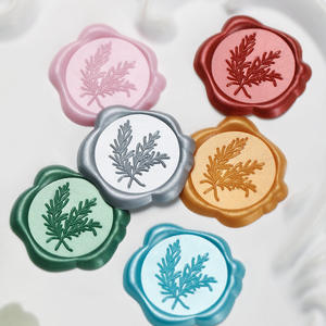 Étiquettes en cire de romarin multicolores, tampons de cire à cacheter, autocollants pour sceller les enveloppes, personnalisables - Product Image 1