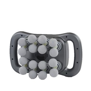 Pistola de Masaje Amazon con 16 Cabezales, Motor sin Escobillas, 12 Niveles de Velocidad, Recargable por USB, Gris, Terapia de Tejido Profundo - Product Image 1