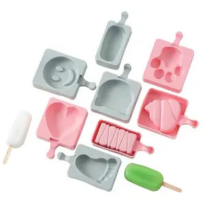 Handmade Single Silicone Ice Cream Mold DIY Popsicle Mold