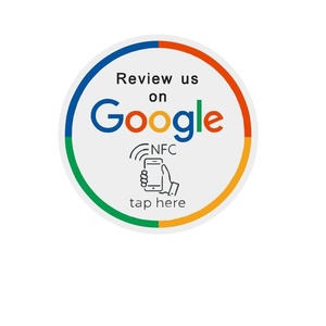 CR80 ulasan google yang dapat diprogram Nfc tampilan Digital plastik 100mm tinjauan google kartu besar Nfc - Product Image 1