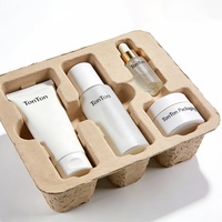 TonTon Insert en Pulpe Moulée Pressée Humide Personnalisé Écologique et Biodégradable pour Crème Contour des Yeux – Cadeau Soin de la Peau Recyclable