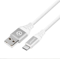 Vietnam RoHS certificado USB 2,0 tipo C cargador tipo PVC Nylon Cable 1M trenza Android Video Game Player Power Bank usuarios de computadoras