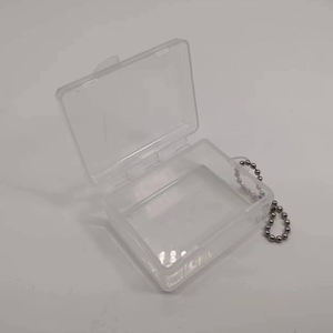 Mini boîte en plastique transparent Guka boucles <span class=keywords><strong>d</strong></span>'oreilles anneau boîte <span class=keywords><strong>de</strong></span> <span class=keywords><strong>rangement</strong></span> pour écouteurs couverture <span class=keywords><strong>de</strong></span> bande anti-poussière PP <span class=keywords><strong>vide</strong></span> boîte <span class=keywords><strong>de</strong></span> cadeaux en plastique chaîne - Product Image 4