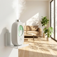 Diffuseur d'arômes à air froid alimenté par batterie, capacité de 10 à 50 ml, coque en plastique, montage mural, double usage, bureau