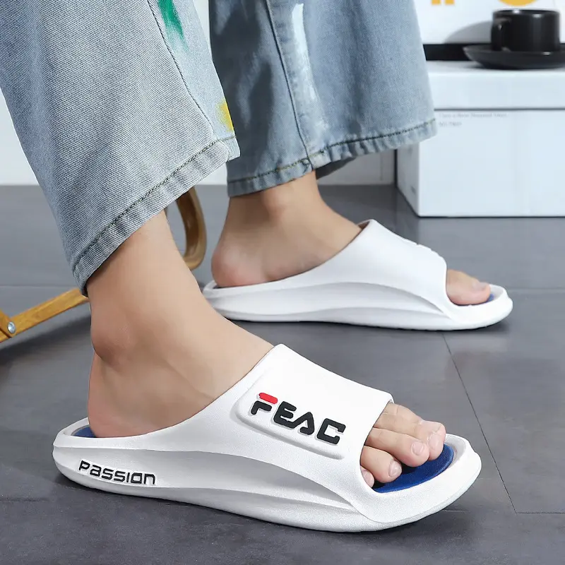 PVC Slides Slippers Wholesale Summer Sandal Man Fashion Sports Sandals For Men Slides Fabric Men Casual Shoes