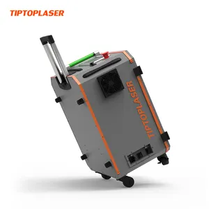 Lazer pas kaldırma metal kumlama makinesi fiyat 100w 200w lazer temizleyici 300 w boya pas JINAN TIPTOPLASER