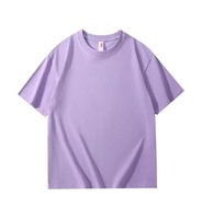 Unisex casual zomer T-shirt van puur katoenen garen, met opdruk van aangepast logo, losse pasvorm, O-hals.