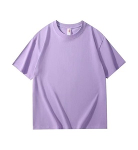 Camiseta de Trabajo de Manga Corta de Verano Informal Unisex de Algodón Puro Teñido con Logotipo Personalizado Estampado, Cuello Redondo y Corte Holgado - Product Image 5